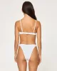 Leilani Bikini Bottom - Eyelet White sold by l*space