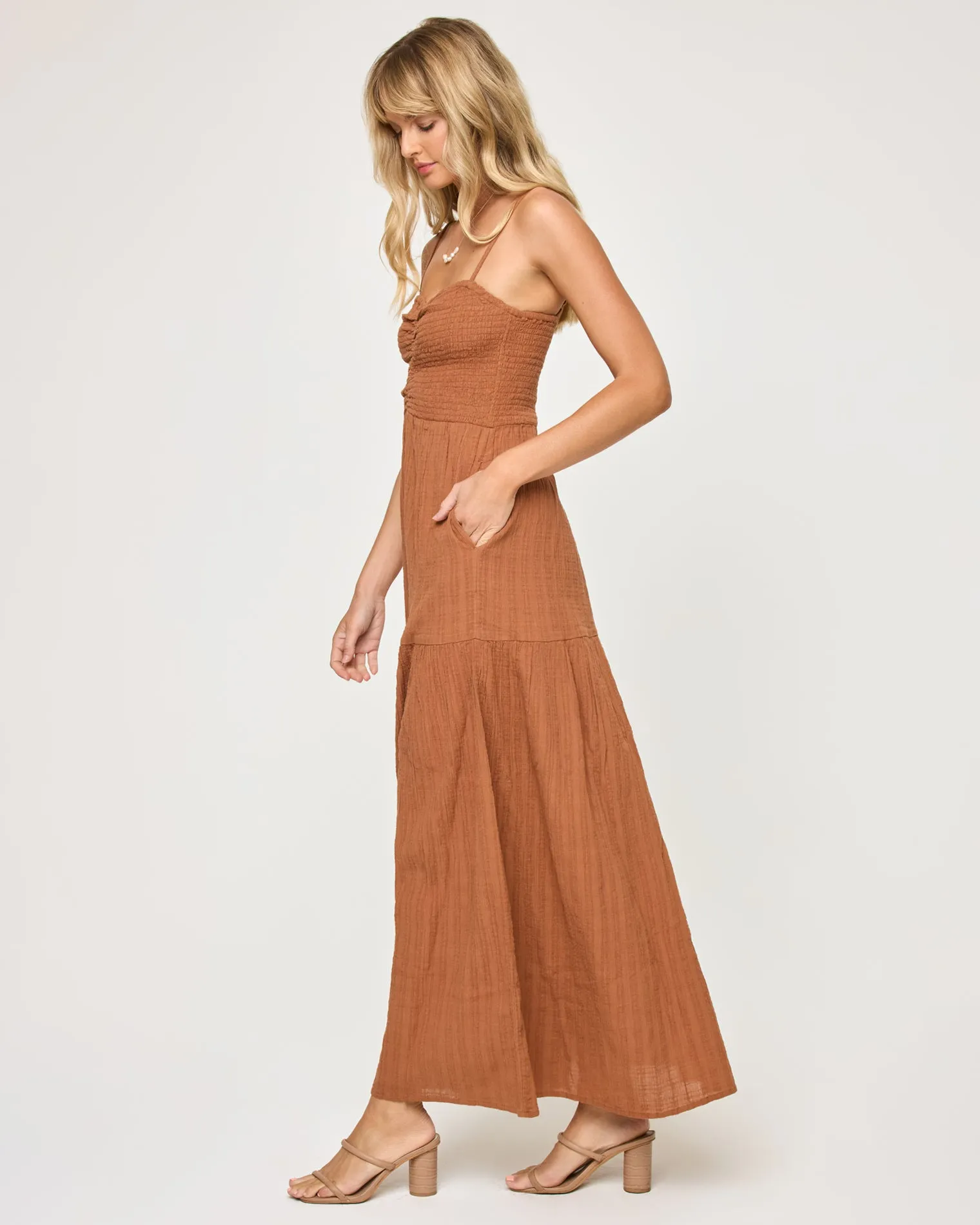 Mallorca Dress - Brown Sugar sold by l*space product image thumbnail 3