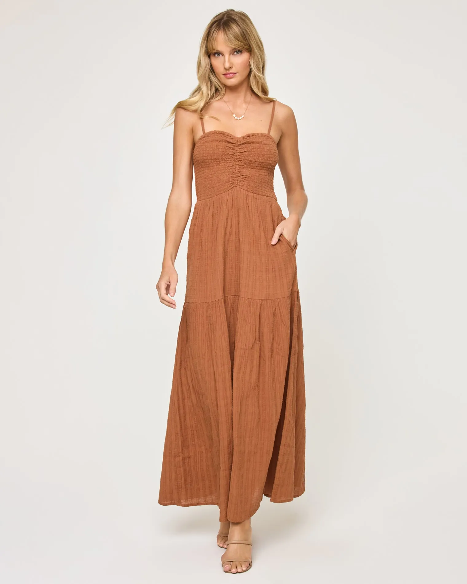Mallorca Dress - Brown Sugar sold by l*space