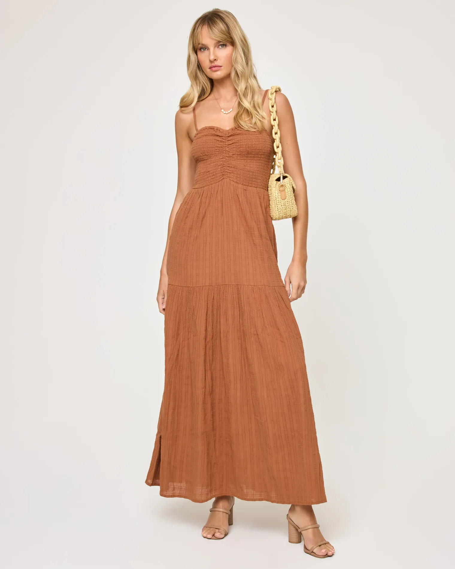 Mallorca Dress - Brown Sugar sold by l*space product image thumbnail 2
