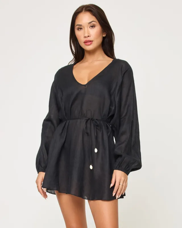 Boat Trip Tunic - Black sold by l*space