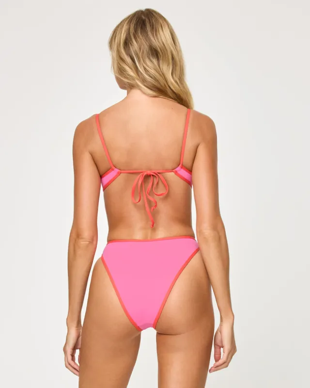 Nora Bikini Bottom - Bubblegum-Grapefruit sold by l*space