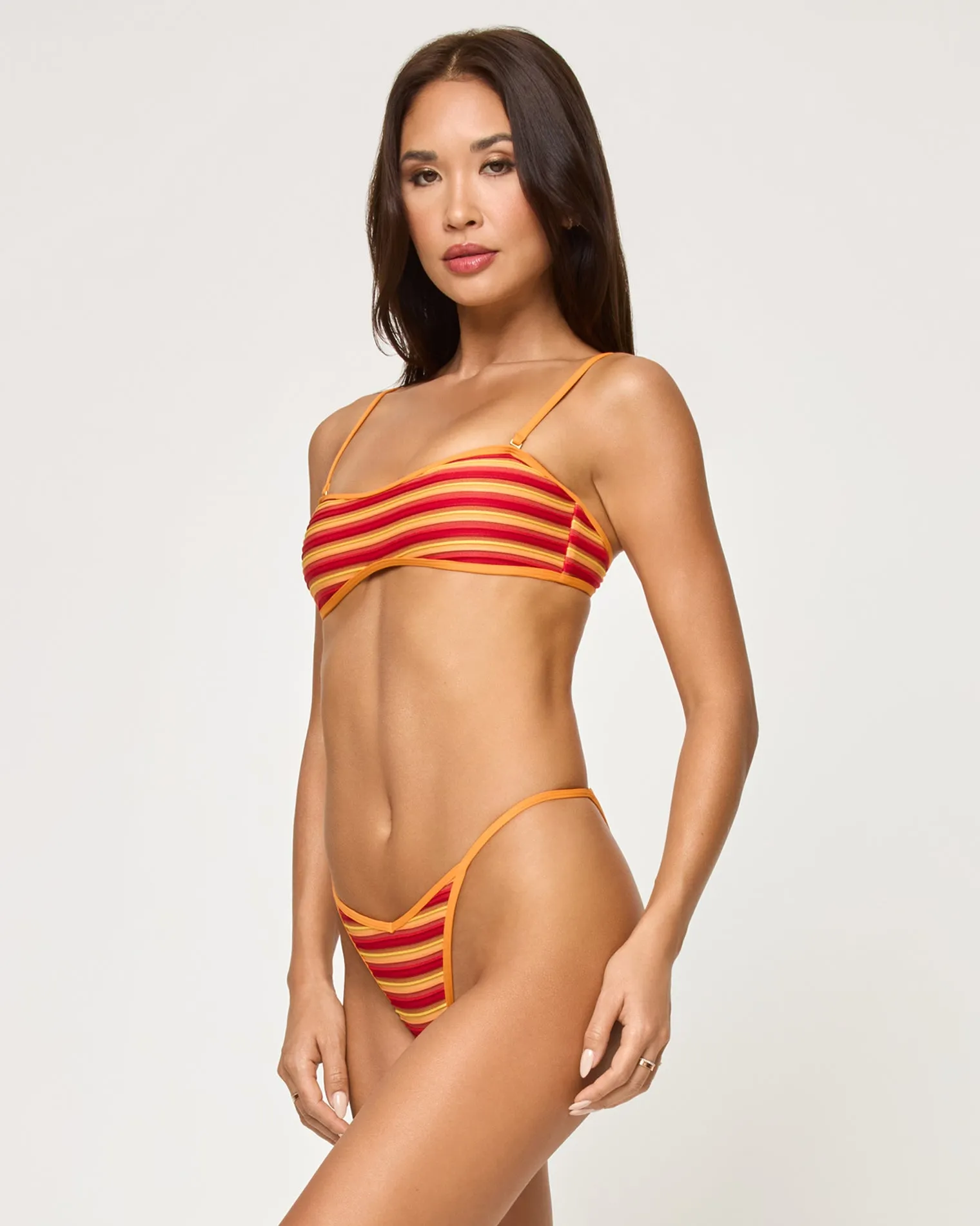 Bekah Bikini Top - Sunset Stripe sold by l*space product image thumbnail 4