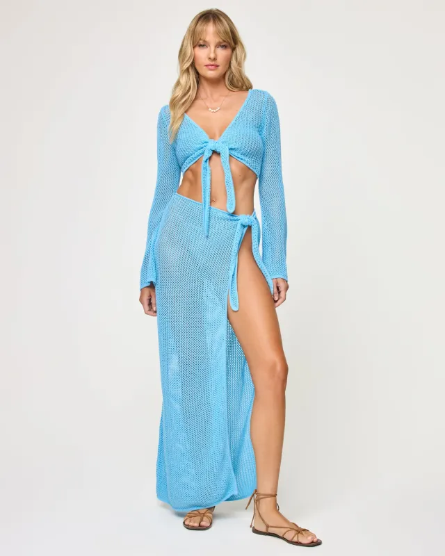 Soliel Sarong Skirt - Seaspray sold by l*space