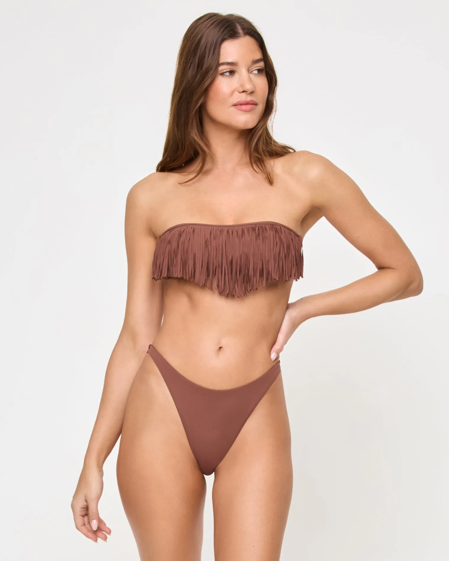 Dixie Bikini Top - Cafe sold by l*space product image thumbnail 2