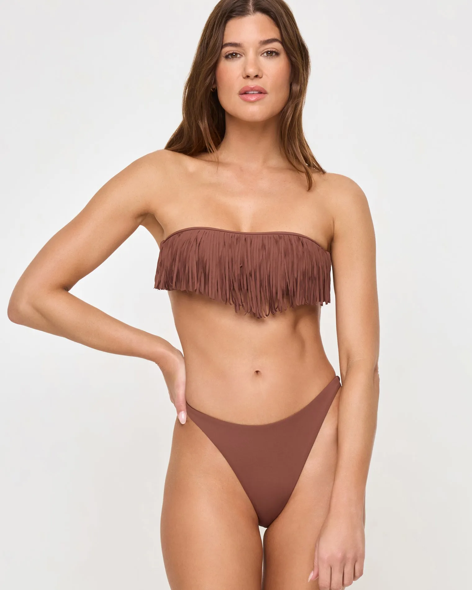 Dixie Bikini Top - Cafe sold by l*space product image thumbnail 5