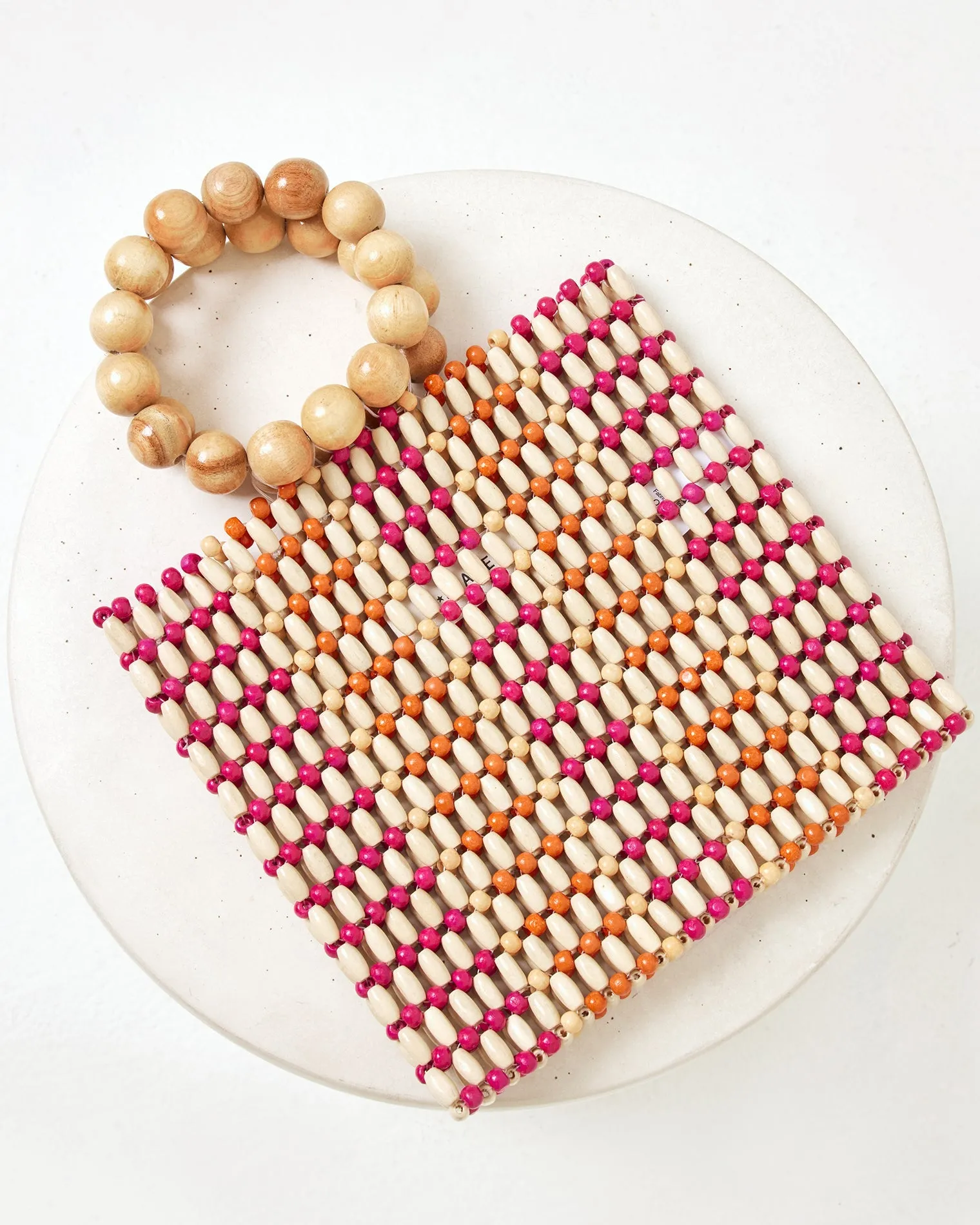 Riley Bag - Natural-Hot Pink-Mango (100% off) sold by l*space