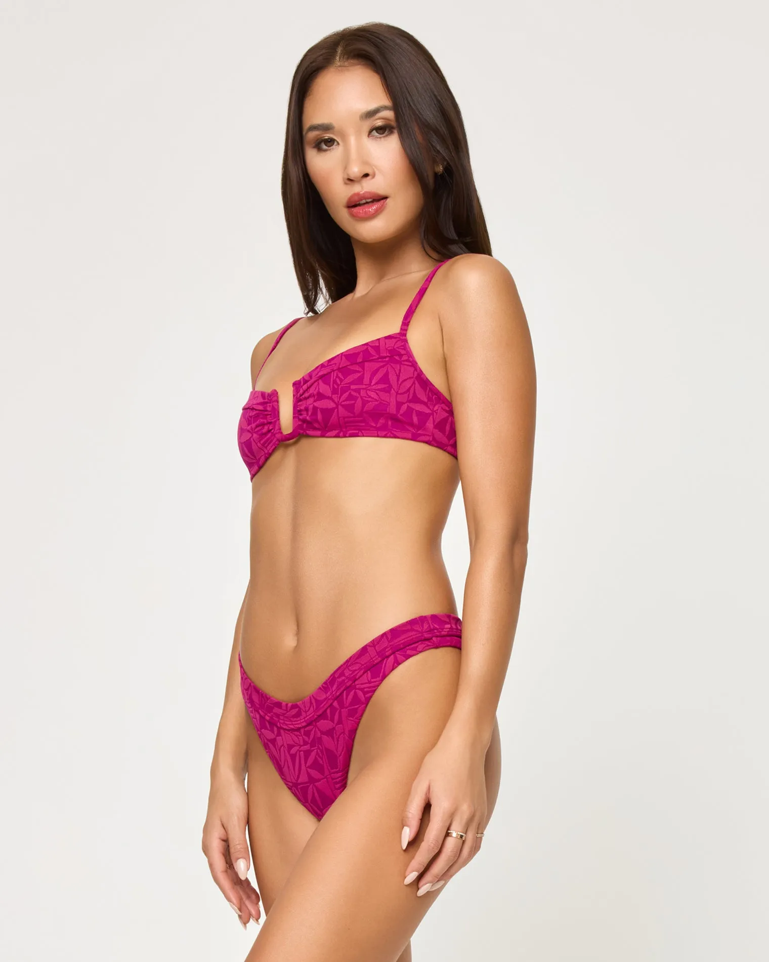 Mercer Bikini Bottom - Berry sold by l*space product image thumbnail 3