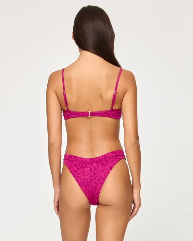 Mercer Bikini Bottom - Berry sold by l*space