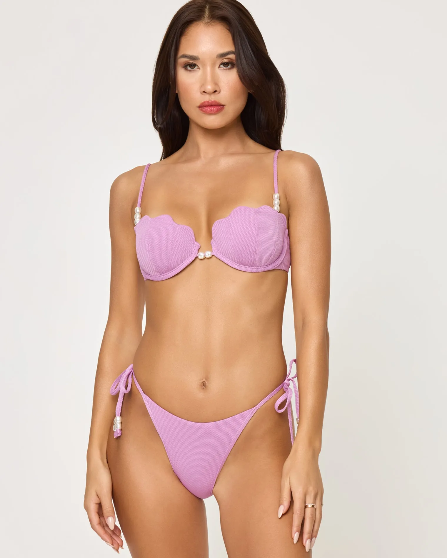 Lucia Bikini Bottom - Mauve sold by l*space product image thumbnail 4