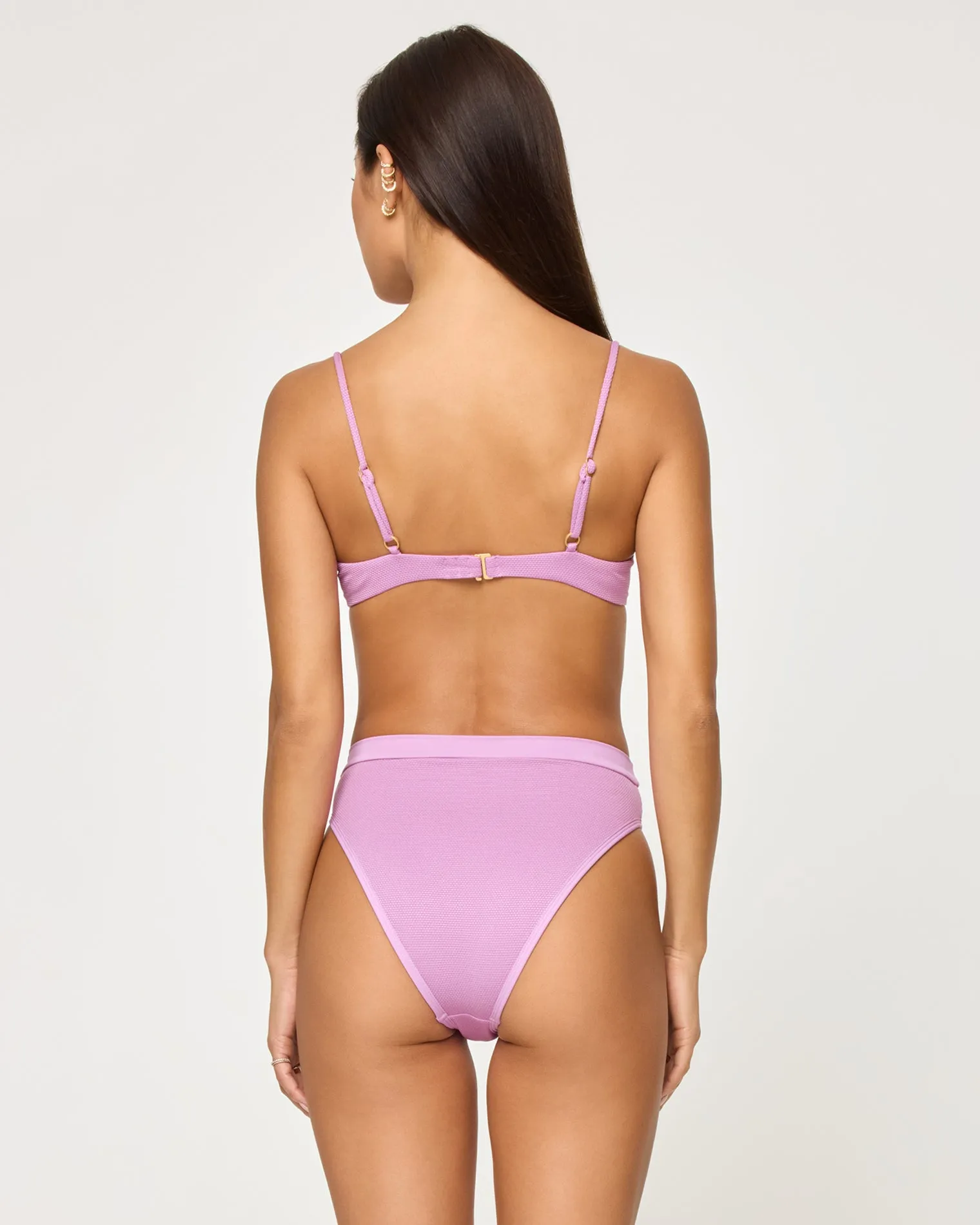 Sunrise Shell Bikini Top - Mauve sold by l*space product image thumbnail 5