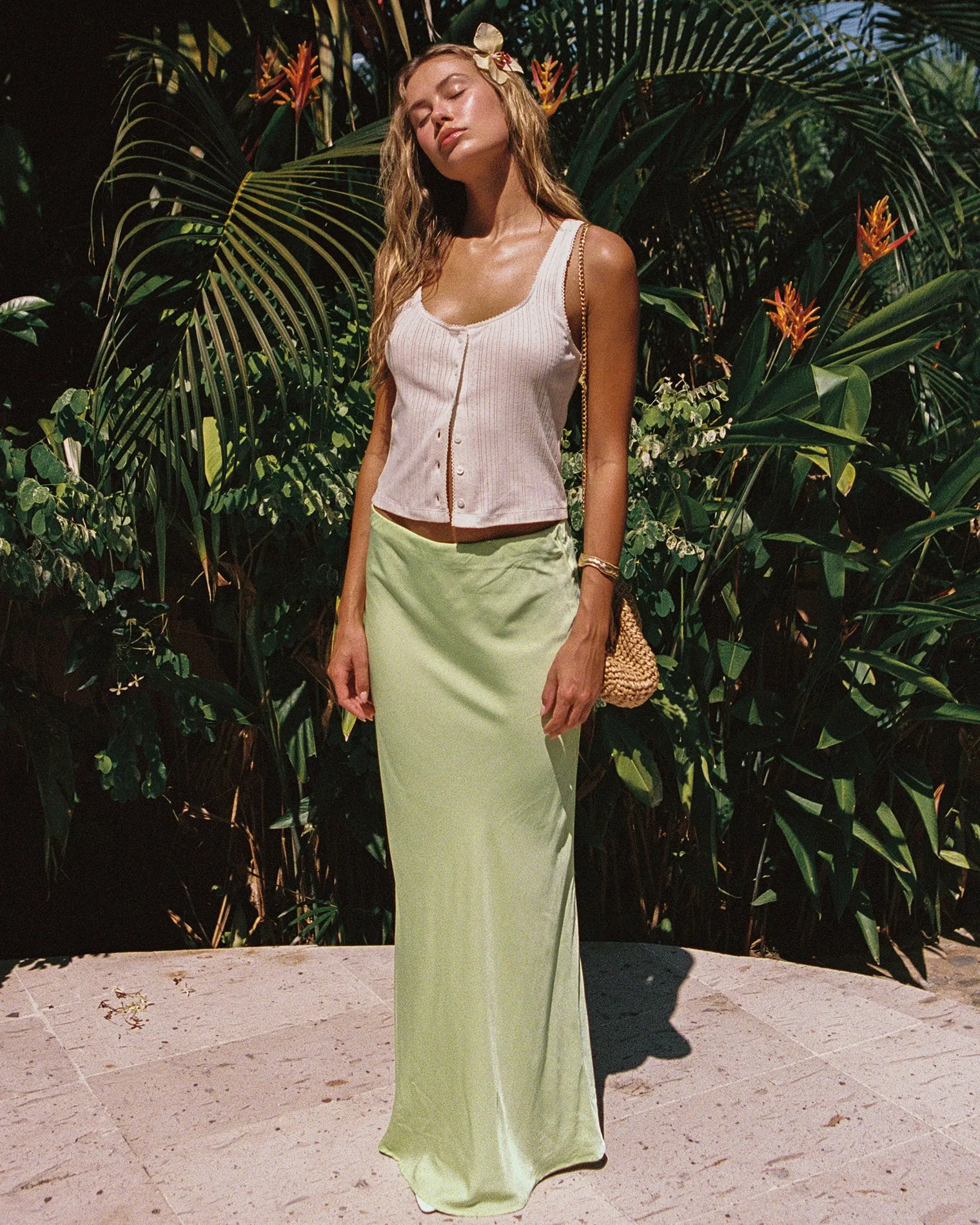 Sweet As Honey Skirt - Honeydew sold by l*space