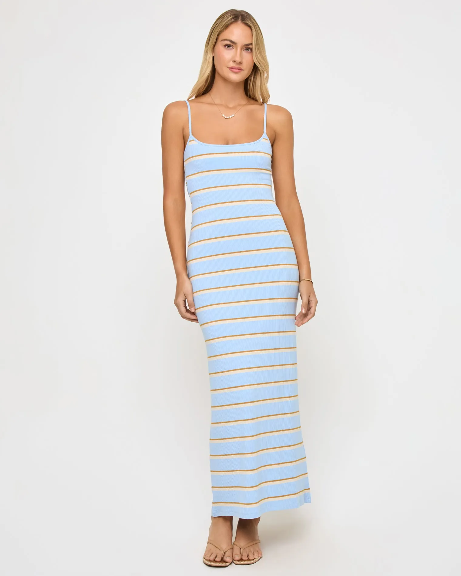 Jordana Dress - Yacht Club Stripe sold by l*space product image thumbnail 2