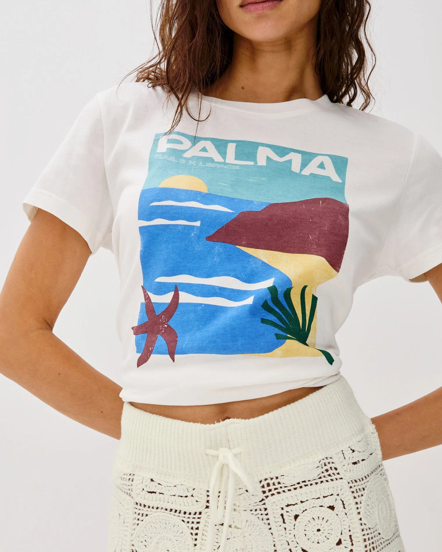 Classic Crew Tee - White sold by l*space product image thumbnail 4