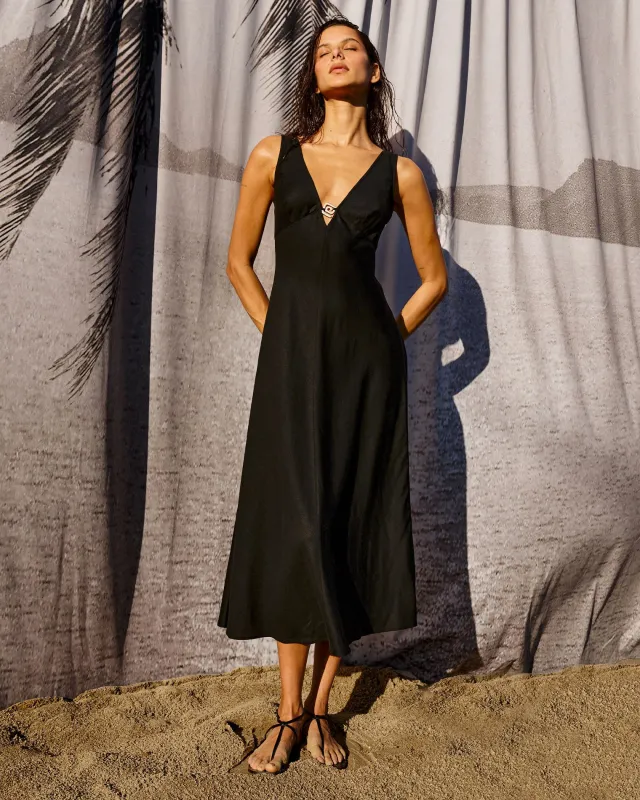 Avila Dress - Black sold by l*space