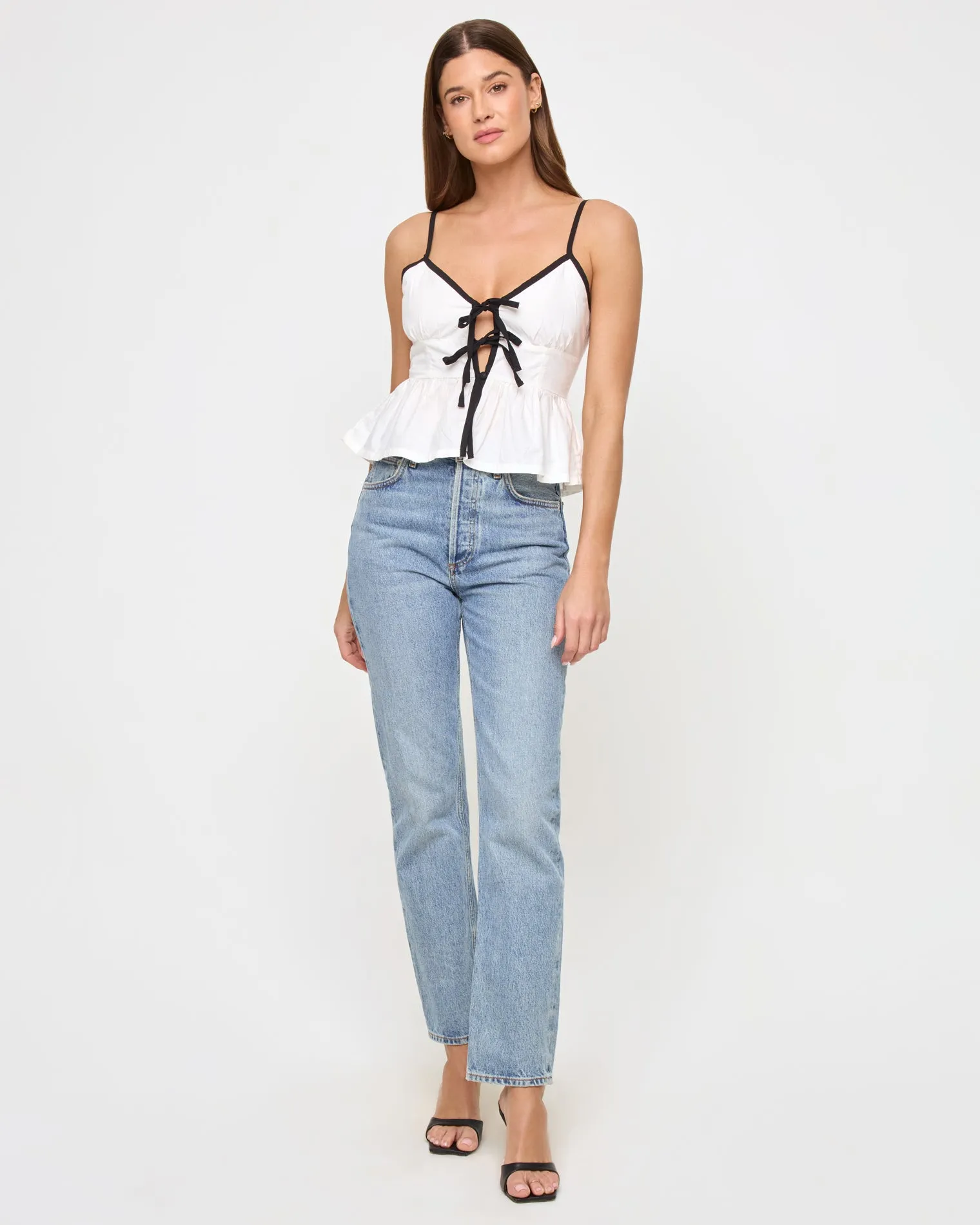 Agnes Top - Cream-Black sold by l*space product image thumbnail 2