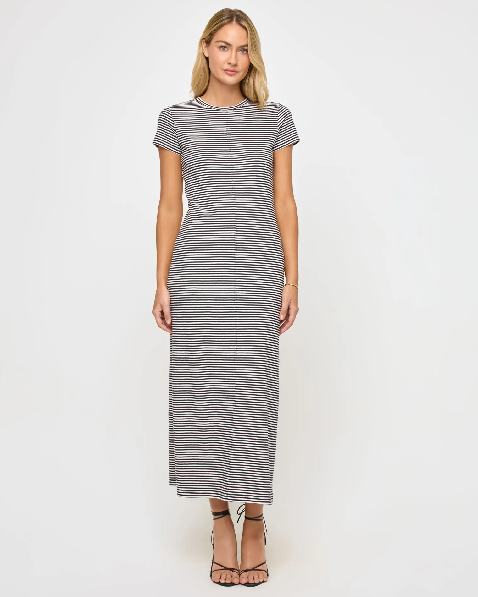 Sloane Dress - Black-Cream sold by l*space