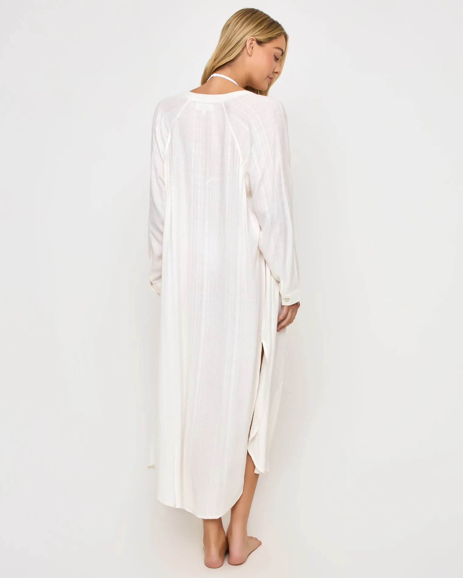 Yoli Shirtdress - Cream sold by l*space product image thumbnail 5