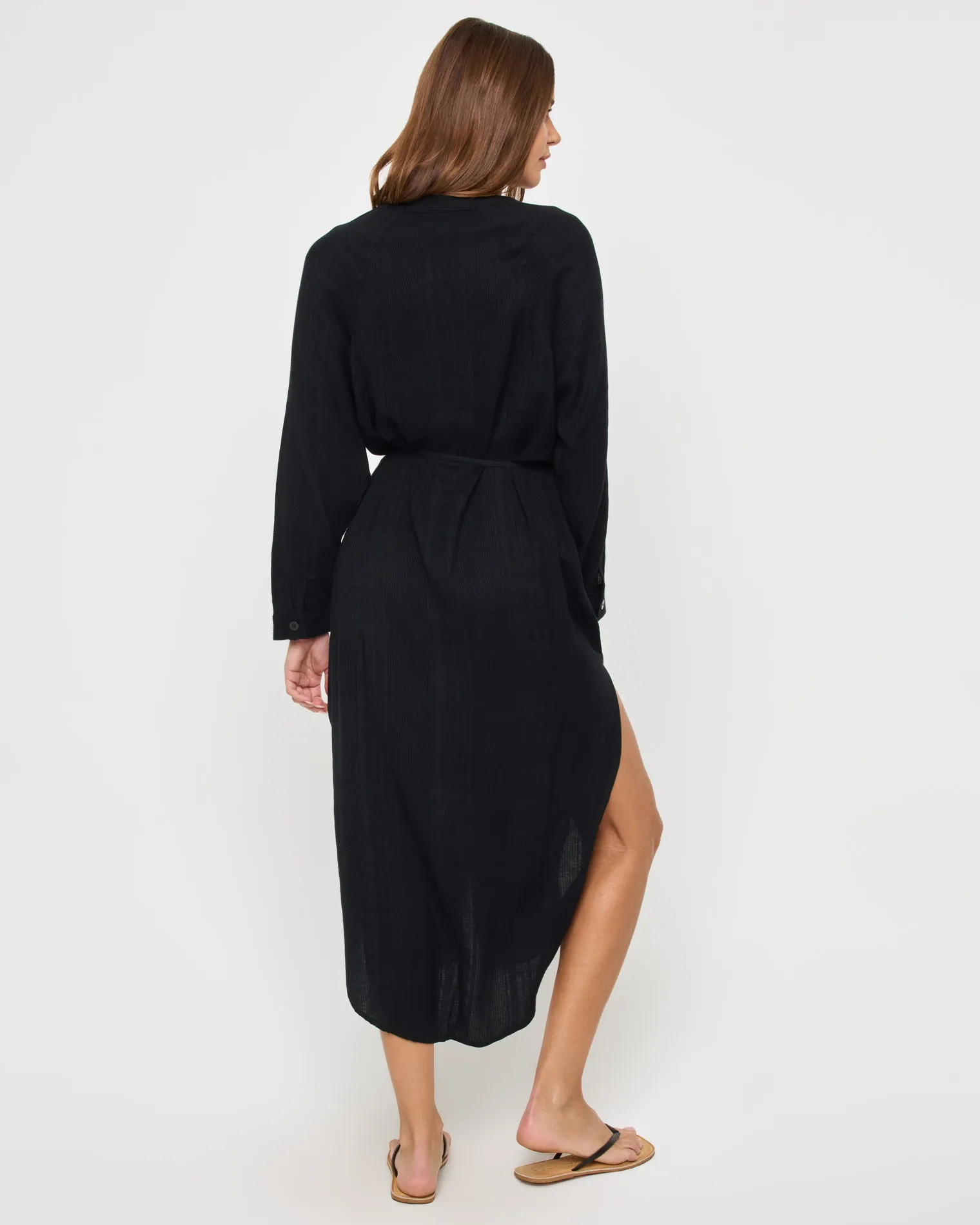 Yoli Shirtdress - Black sold by l*space product image thumbnail 5