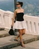 Sienna Mini Dress - Black-Cream sold by l*space