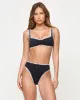 Effie Bikini Top - Black-Cream sold by l*space