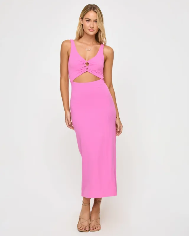 Camille Dress - Hottest Pink sold by l*space