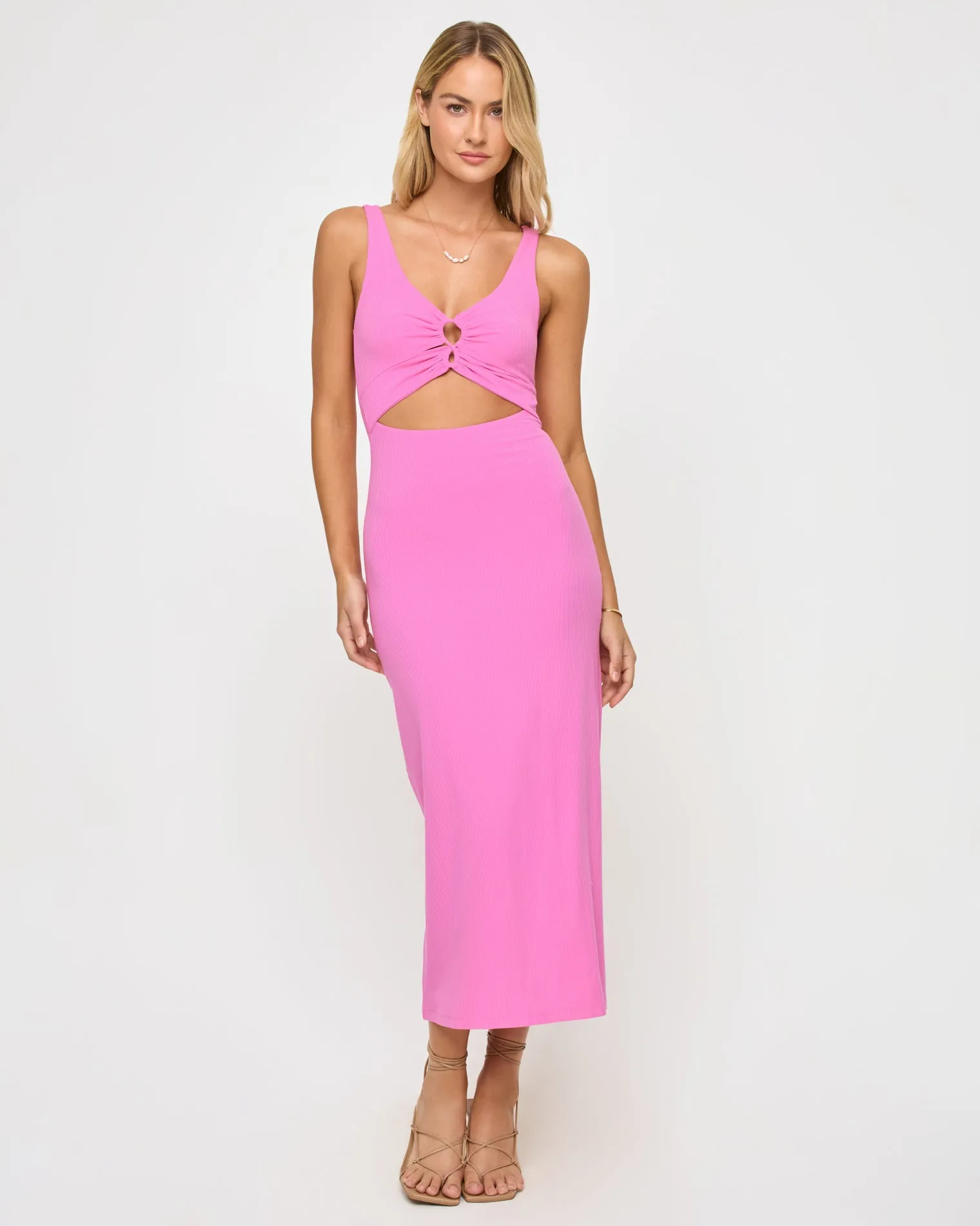 Camille Dress - Hottest Pink sold by l*space