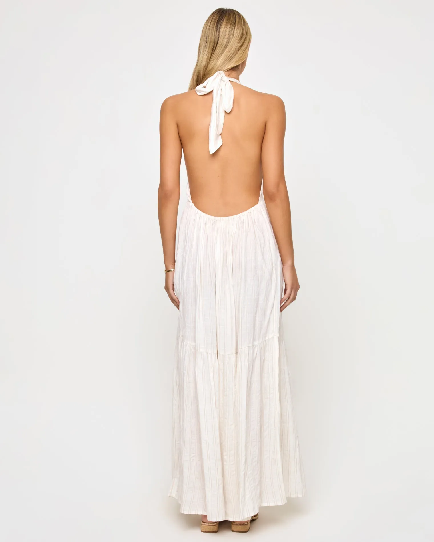 Soller Maxi Dress - Cream sold by l*space product image thumbnail 3