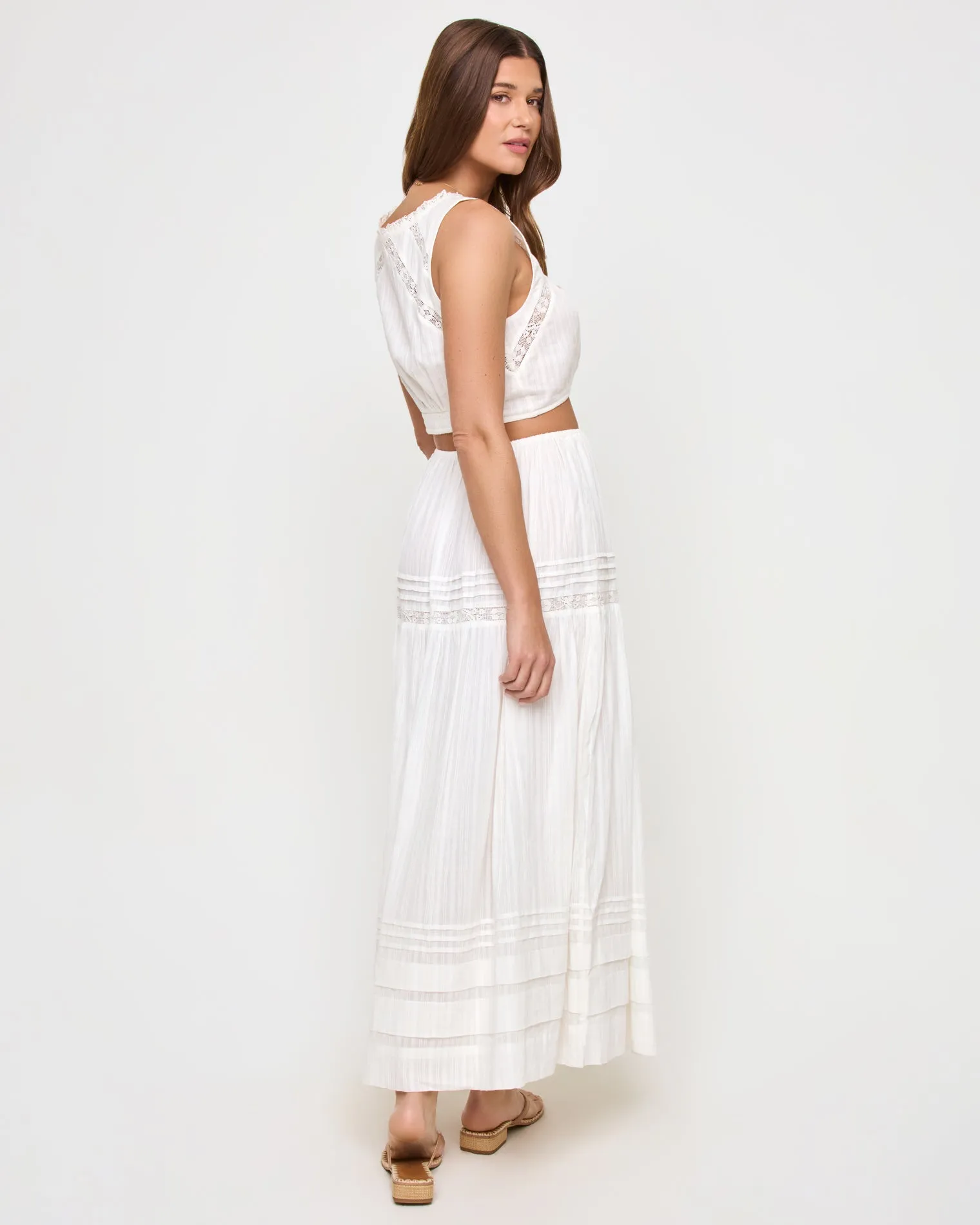 Reia Skirt - White sold by l*space product image thumbnail 3