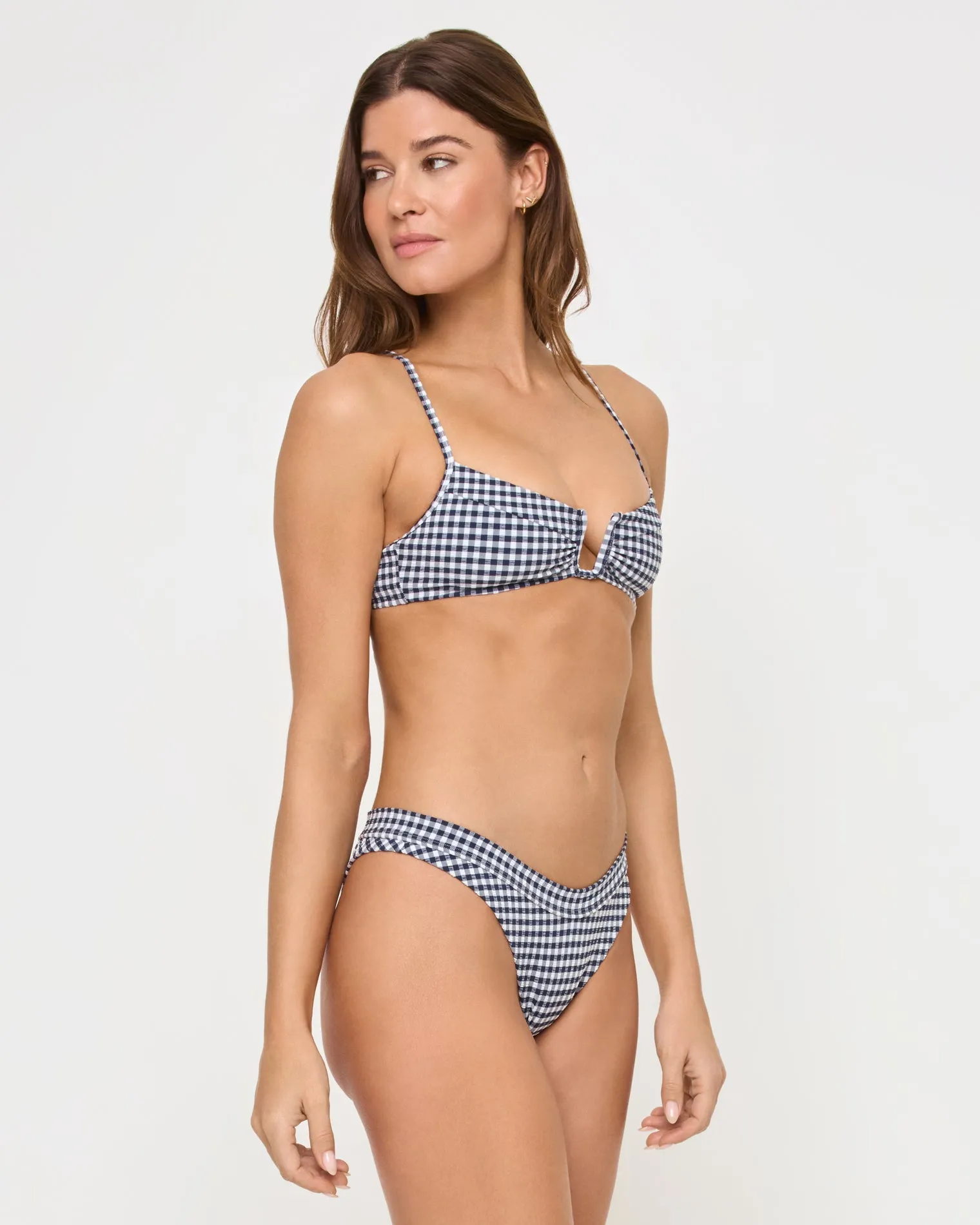 Peyton Bikini Top - Atta Girl Gingham sold by l*space product image thumbnail 4