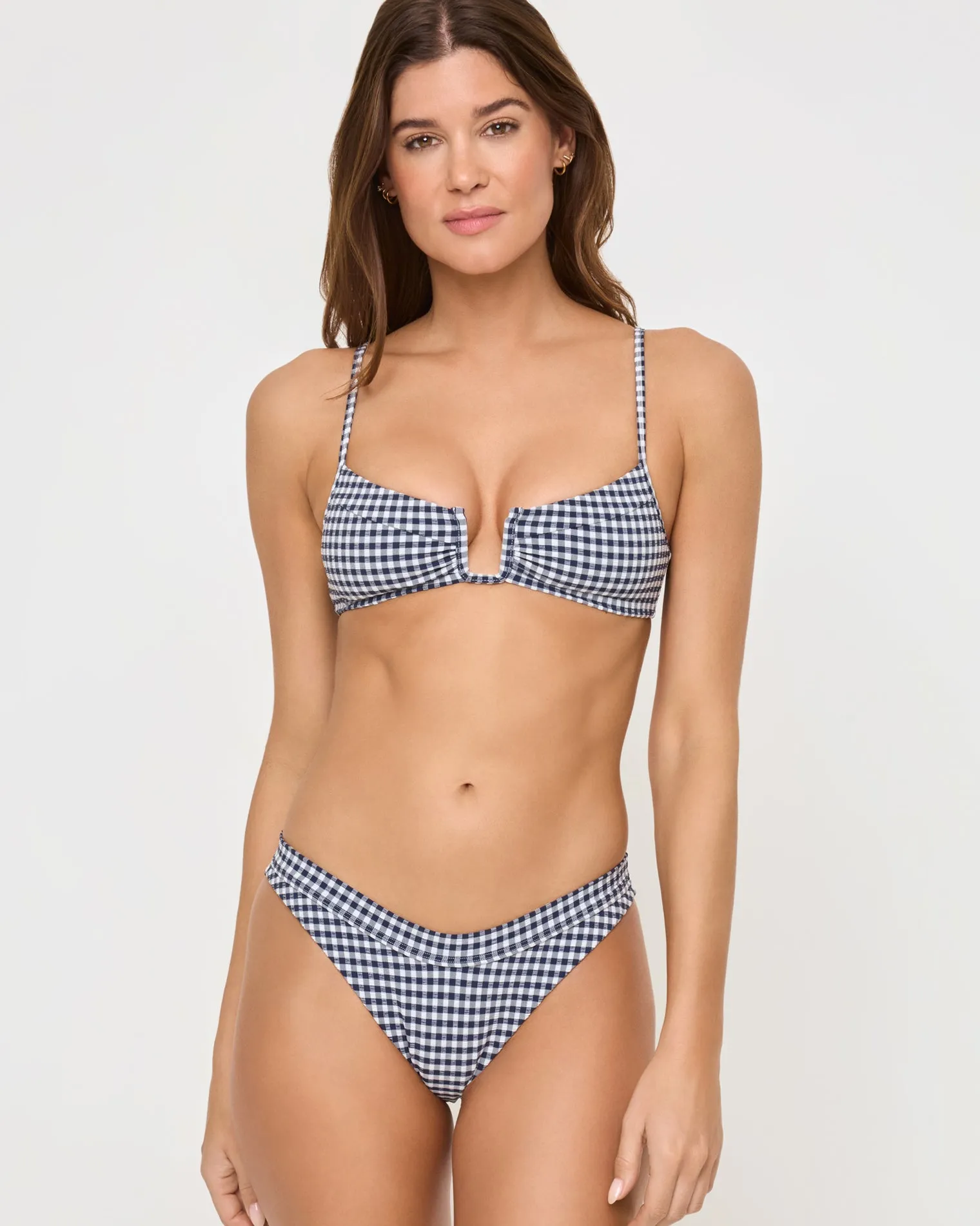 Peyton Bikini Top - Atta Girl Gingham sold by l*space product image thumbnail 2