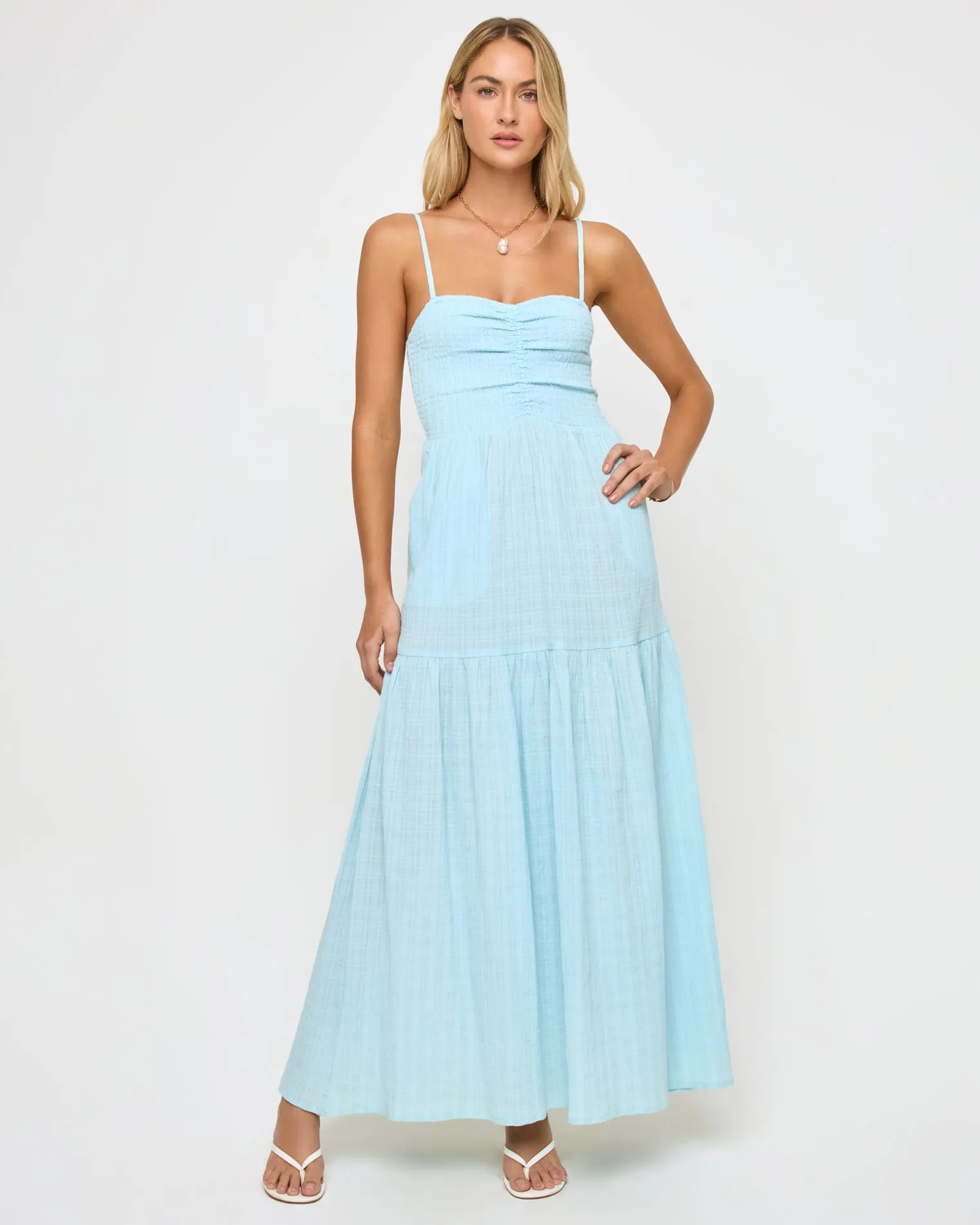 Mallorca Dress - Ibiza Blue sold by l*space