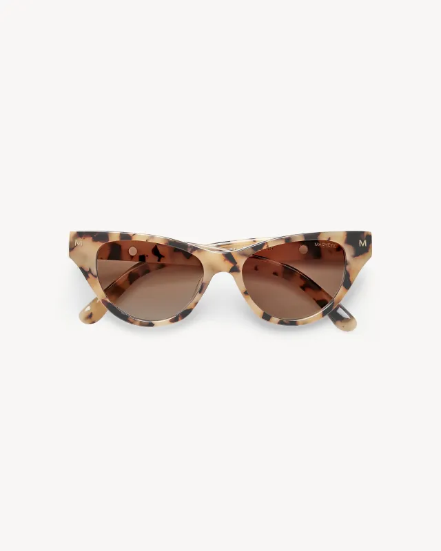 Machete Suzy Sunglasses - Blonde Tortoise sold by l*space