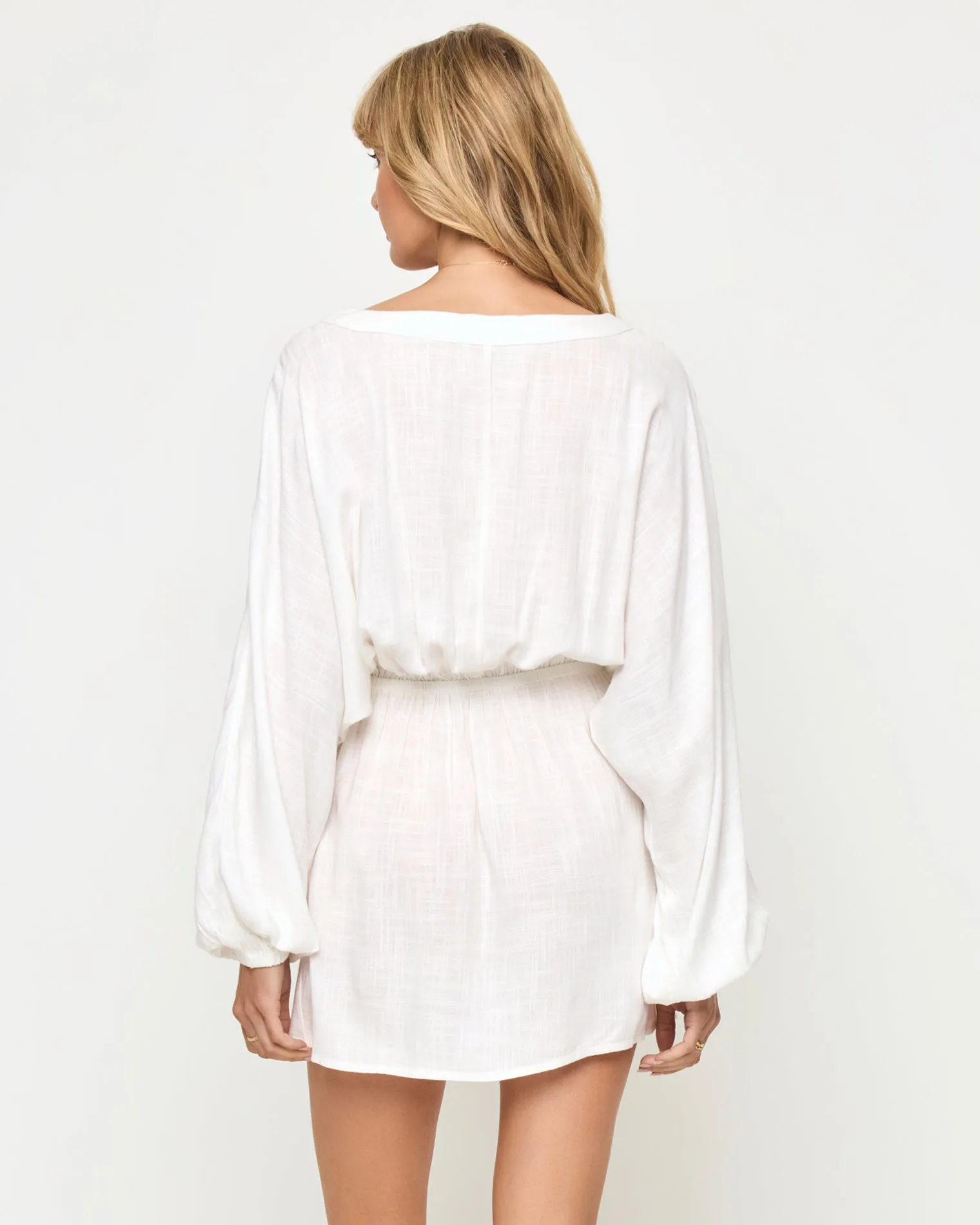 Deia Mini Dress - Cream sold by l*space product image thumbnail 5
