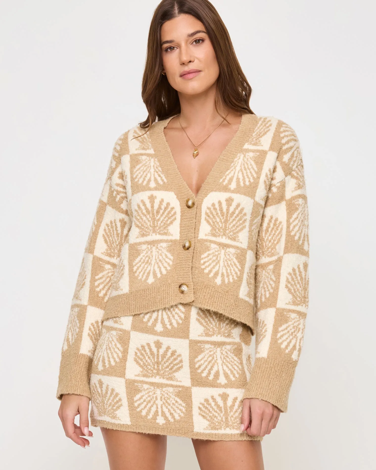 Shell Be There Skirt - Seashell Jacquard sold by l*space product image thumbnail 4