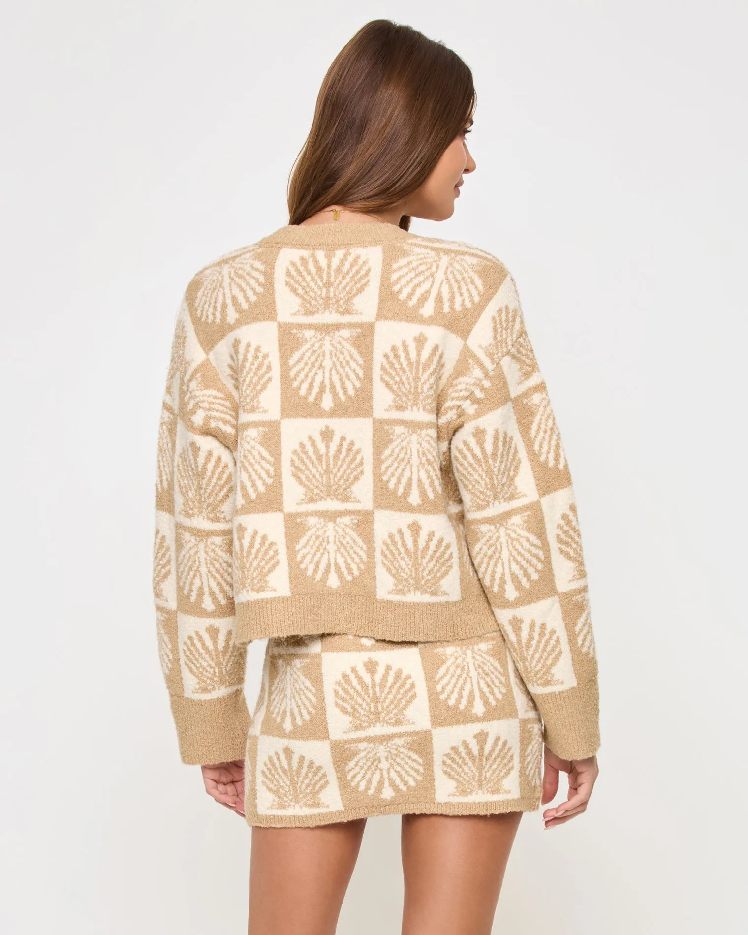 Shell Be There Skirt - Seashell Jacquard sold by l*space product image thumbnail 5