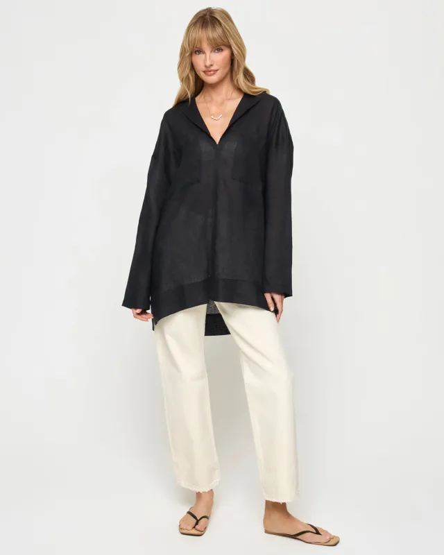 Oasis Tunic - Black sold by l*space