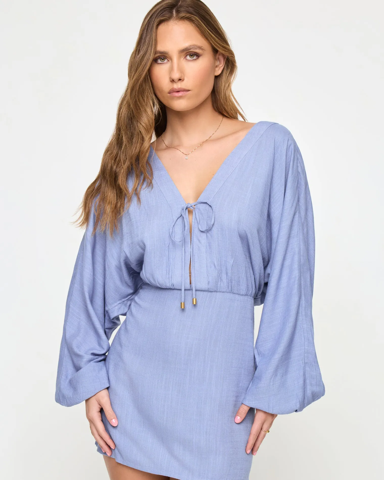 Deia Mini Dress - Chambray sold by l*space product image thumbnail 2