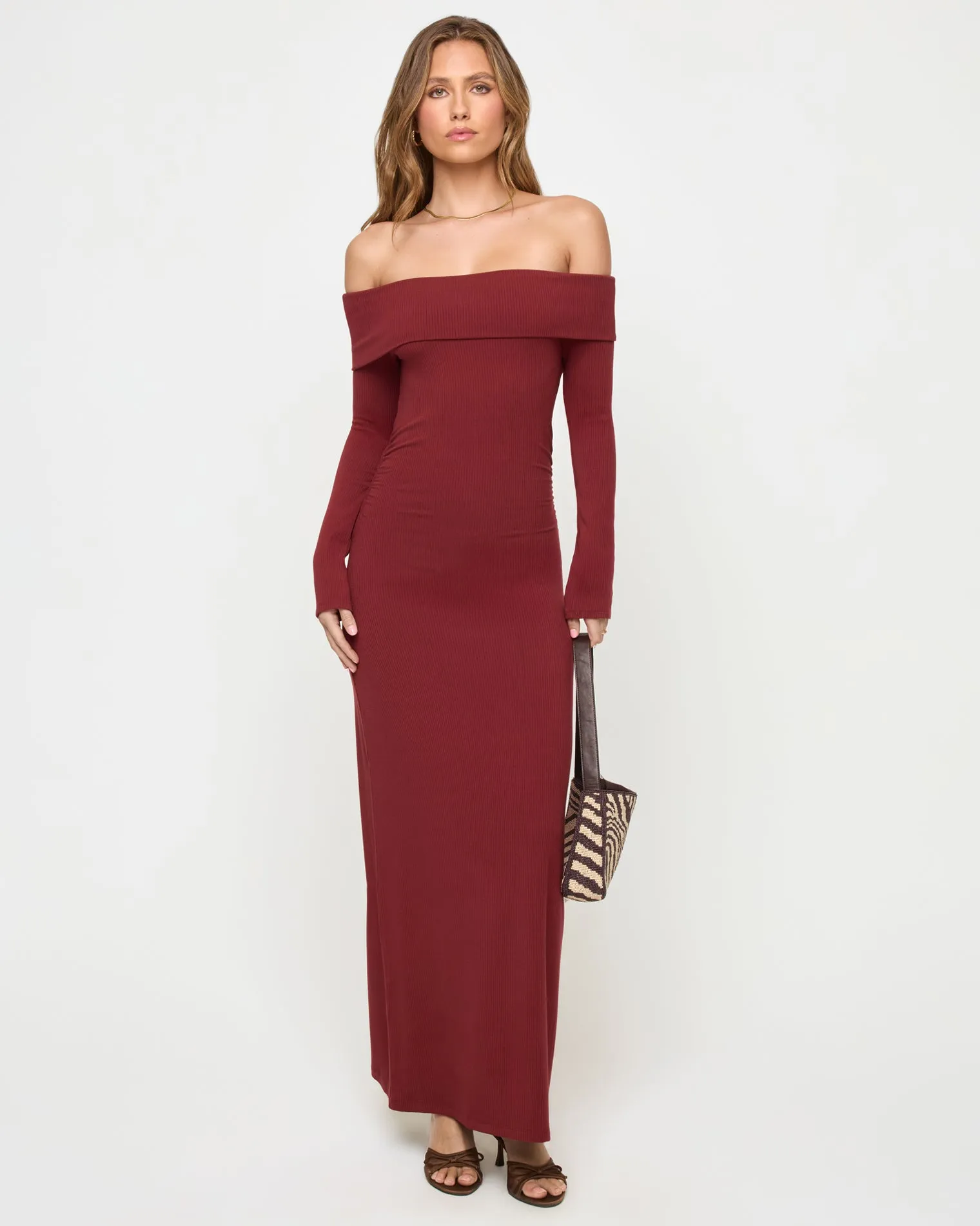 Carrie Dress - Sangria sold by l*space product image thumbnail 4