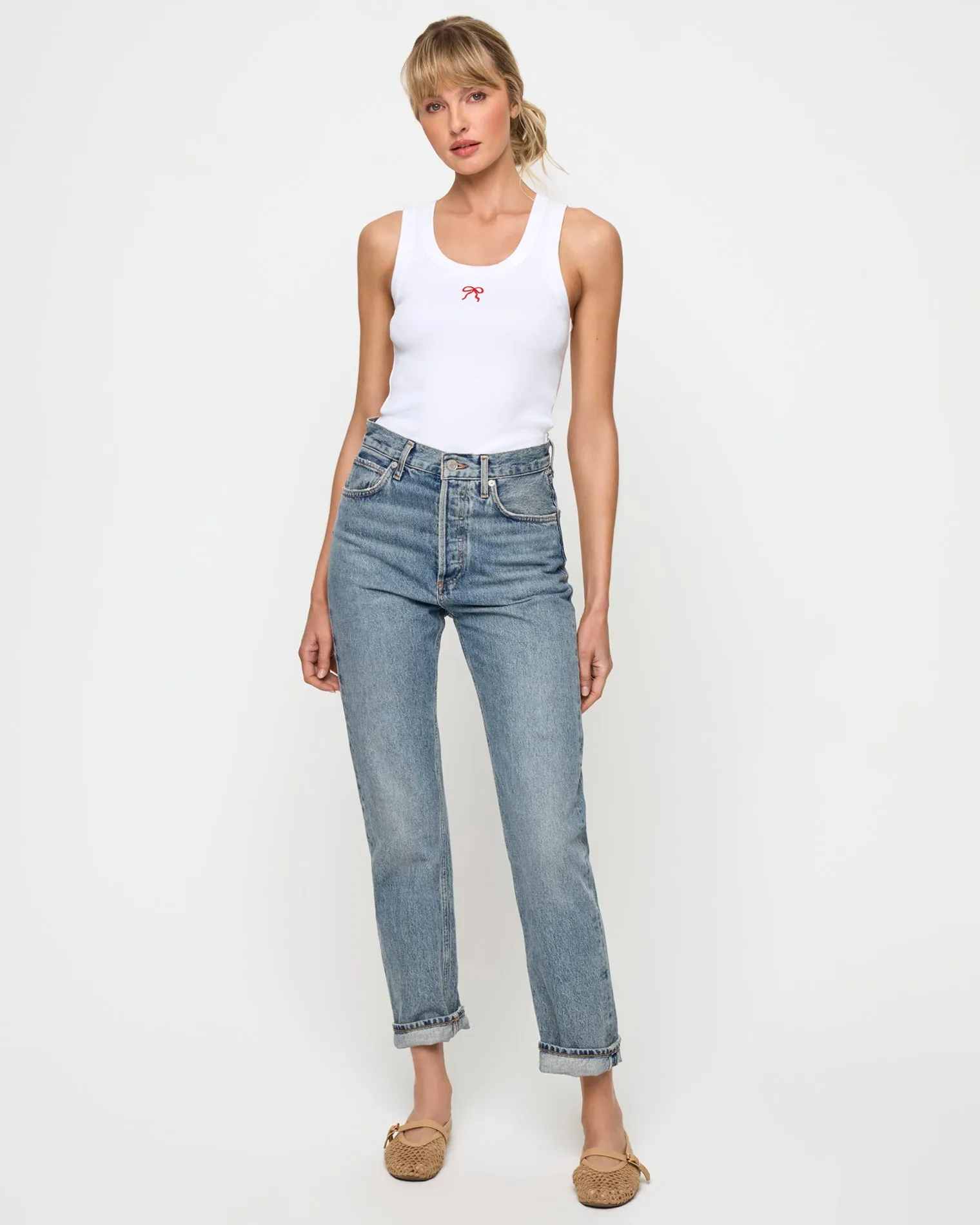 Ash Tank - Bow Embroidery sold by l*space product image thumbnail 2