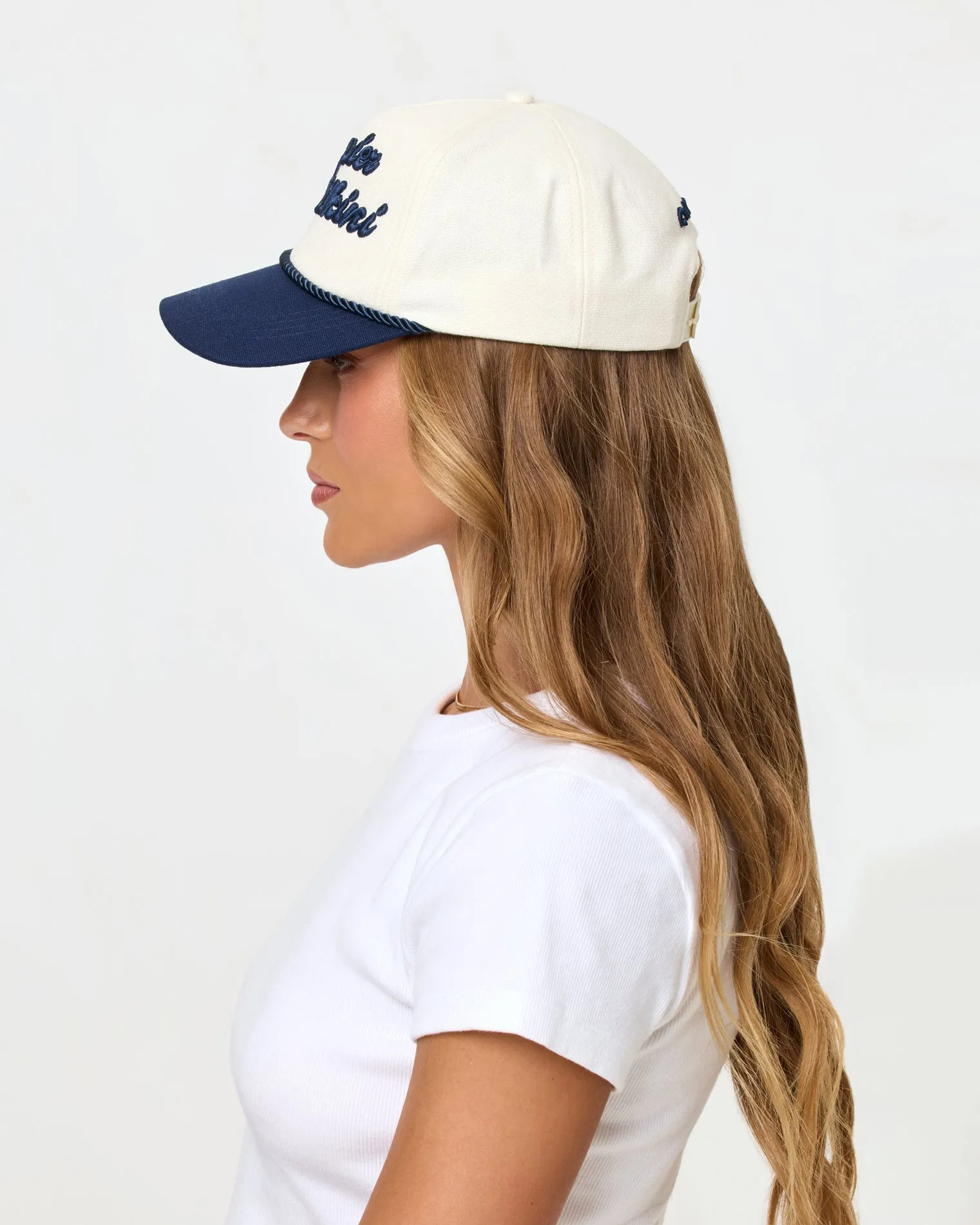 Newport Hat - Midnight Cream sold by l*space product image thumbnail 2