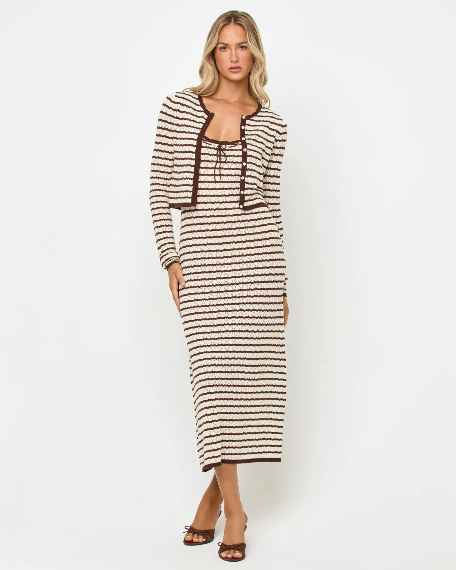 Rosalie Cardigan - Cafe-Cream sold by l*space product image thumbnail 5