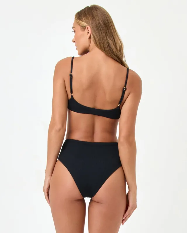 Soleil Bikini Bottom - Black made by l*space
