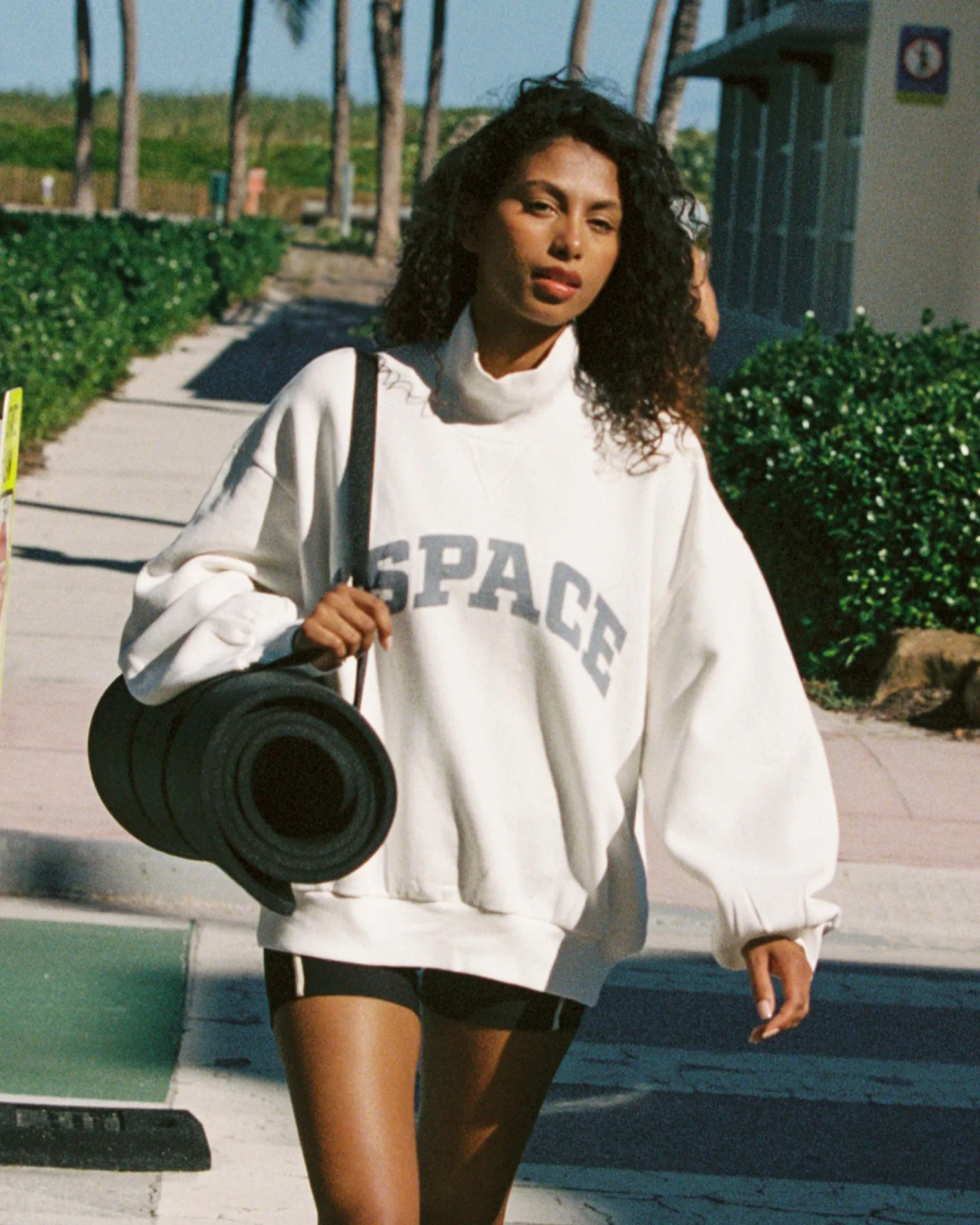 Crush Sweatshirt - Cream sold by l*space
