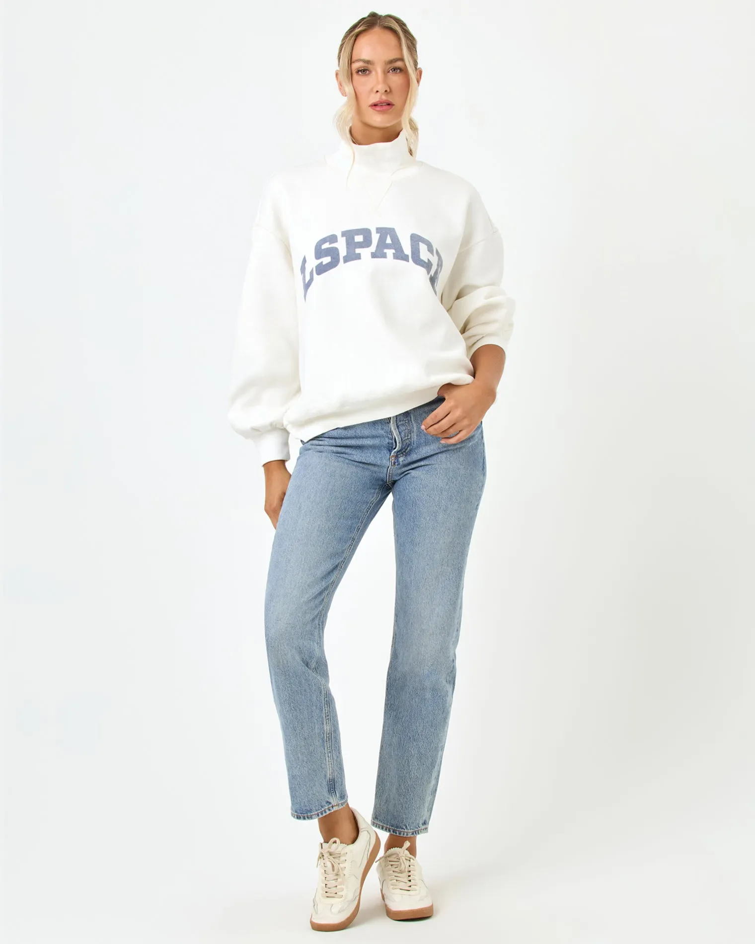 Crush Sweatshirt - Cream sold by l*space product image thumbnail 5