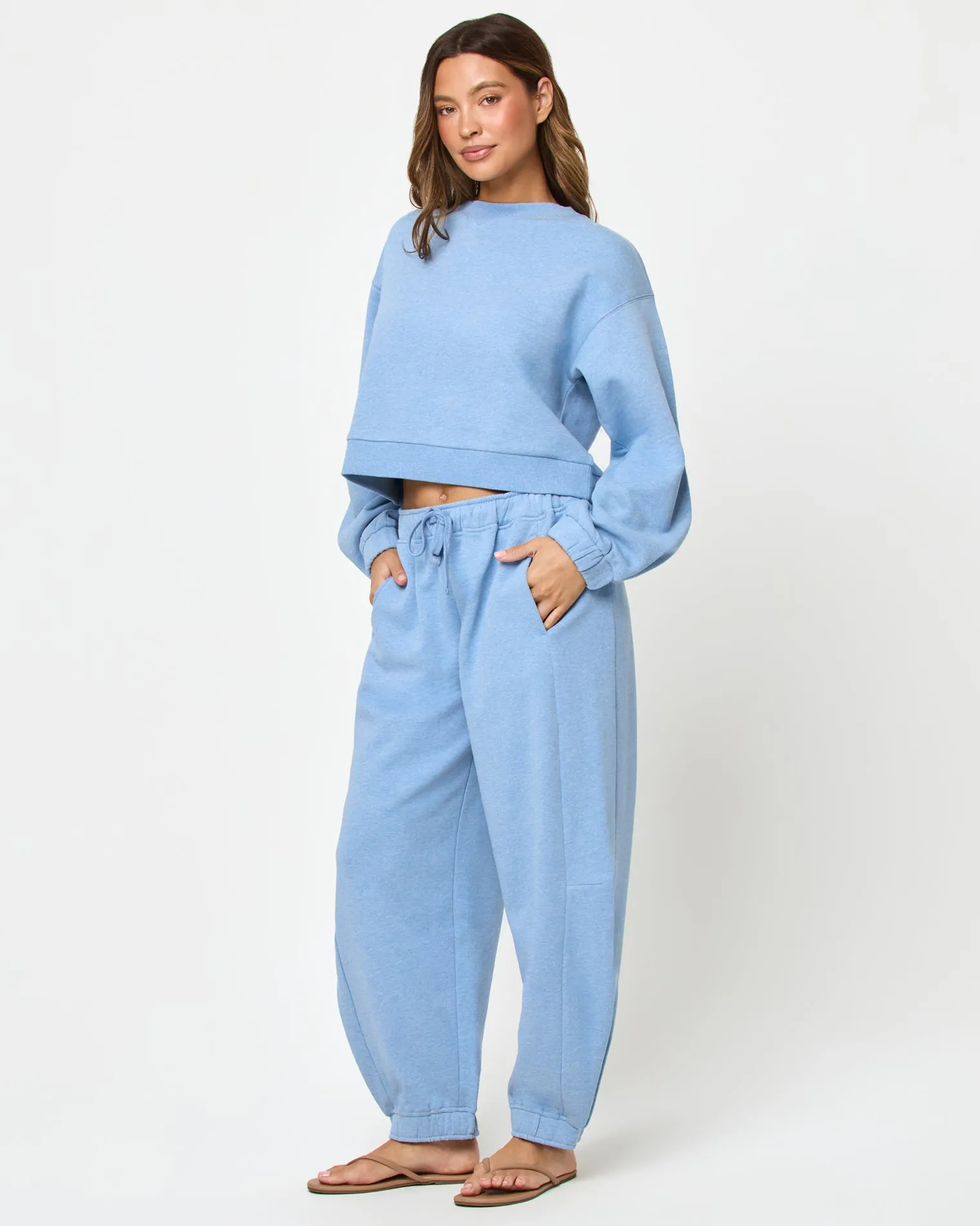 Fleur Sweatshirt - Chambray sold by l*space product image thumbnail 3