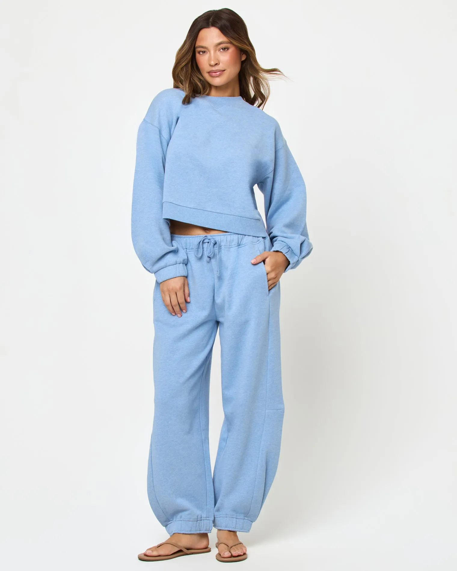 Fleur Sweatshirt - Chambray sold by l*space product image thumbnail 2