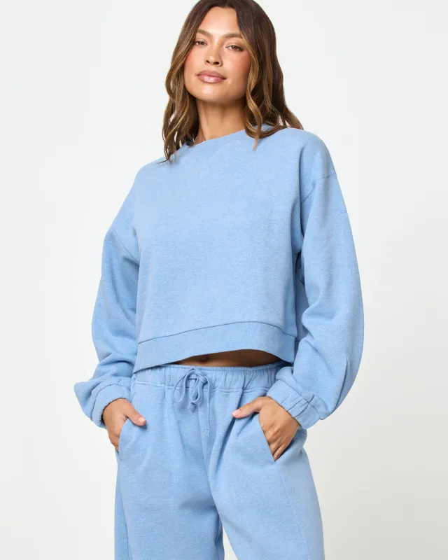 Fleur Sweatshirt - Chambray sold by l*space