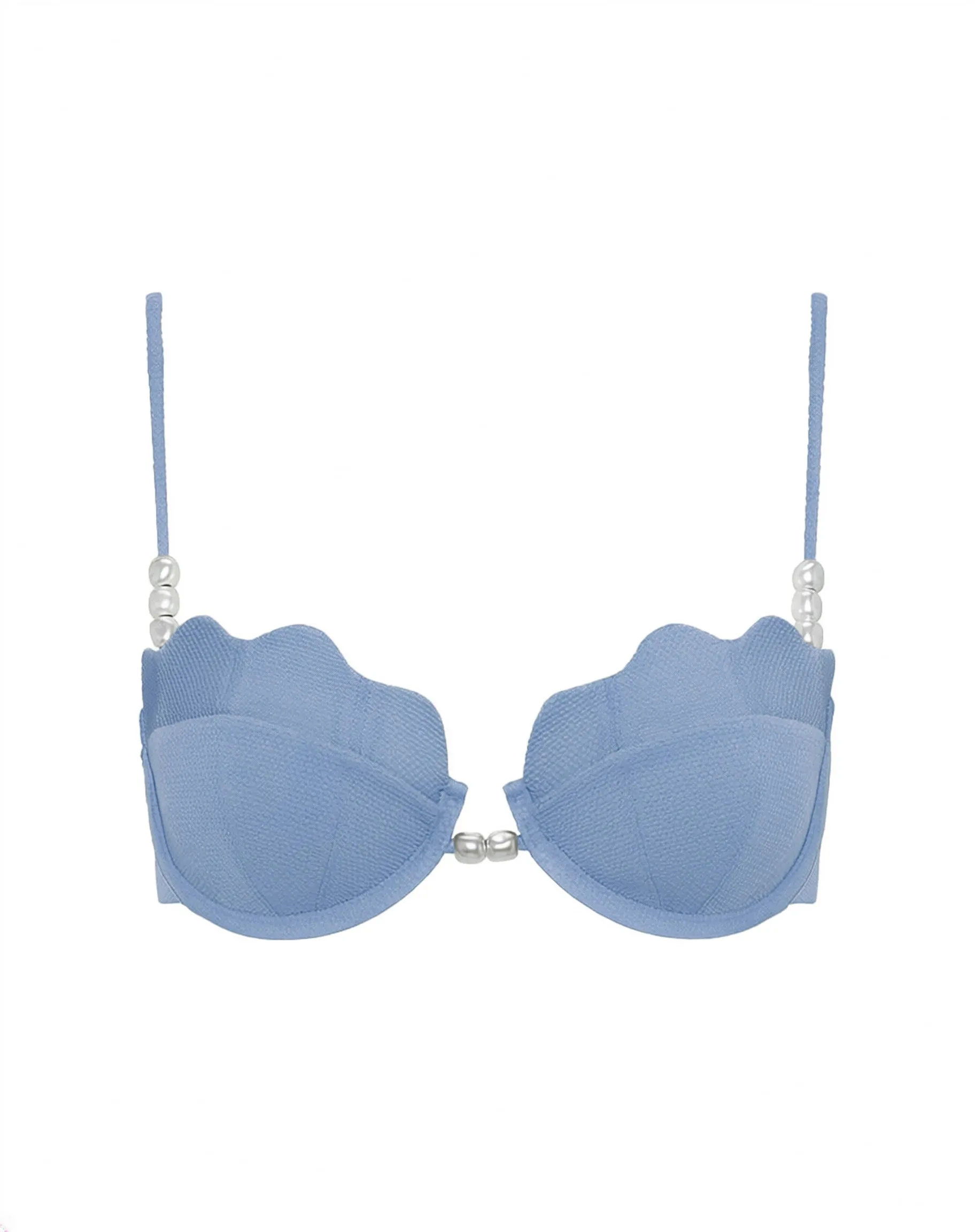 Sunrise Shell Bikini Top - Chambray sold by l*space product image thumbnail 3