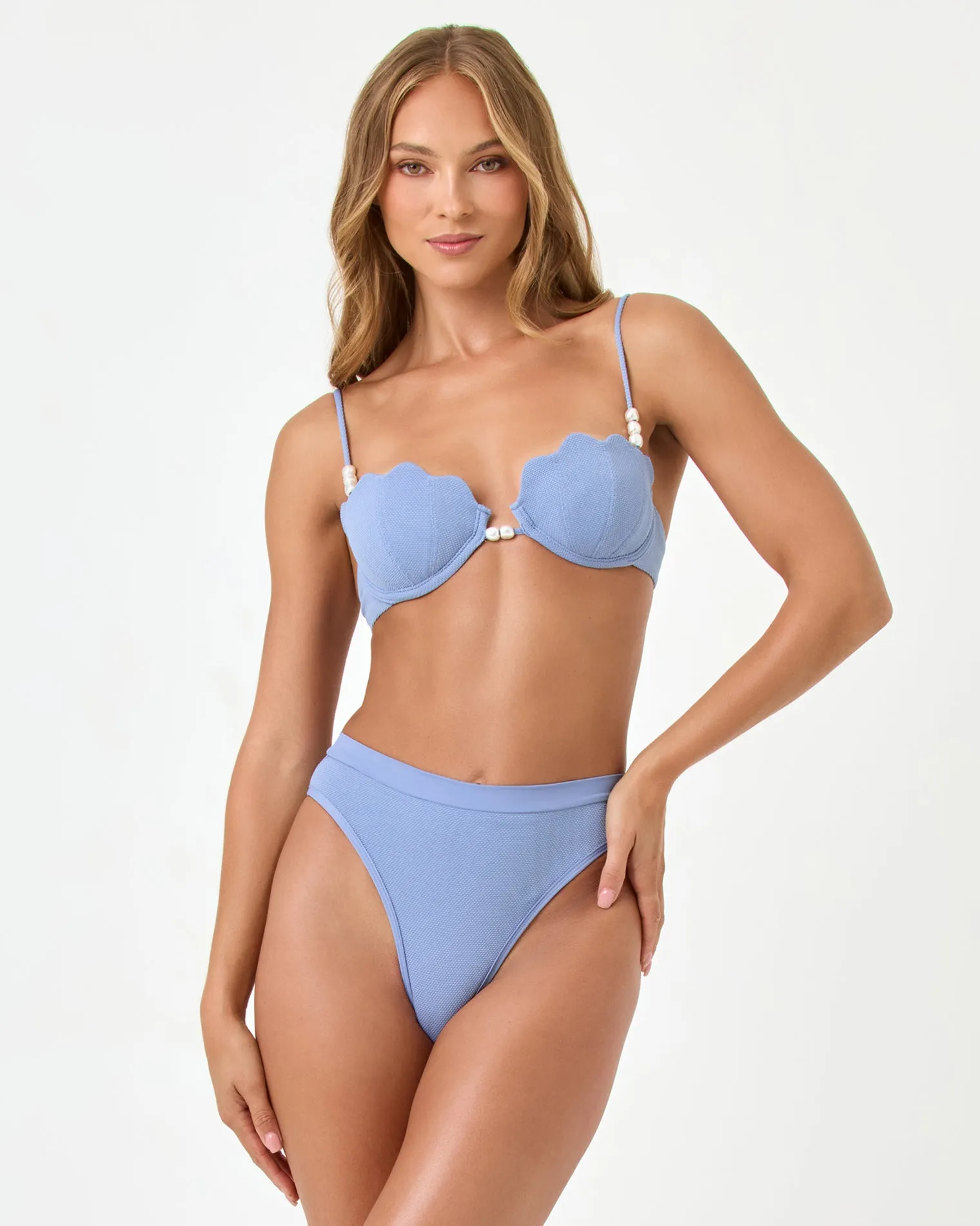Frenchi Bikini Bottom - Chambray sold by l*space product image thumbnail 4